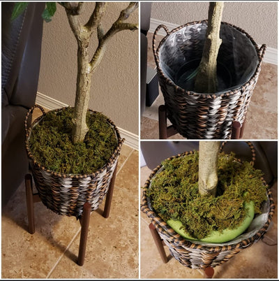Fake Moss for Potted Plants Artificial Moss Green Moss Plants Filler Fairy Garden Decorative Moss for Craft and Home Decor