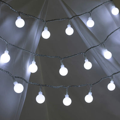 100LED Globe Ball String Lights Fairy Lights Plug in 8 Modes with Remote Indoor Outdoor Decor Party Wedding Xmas Tree