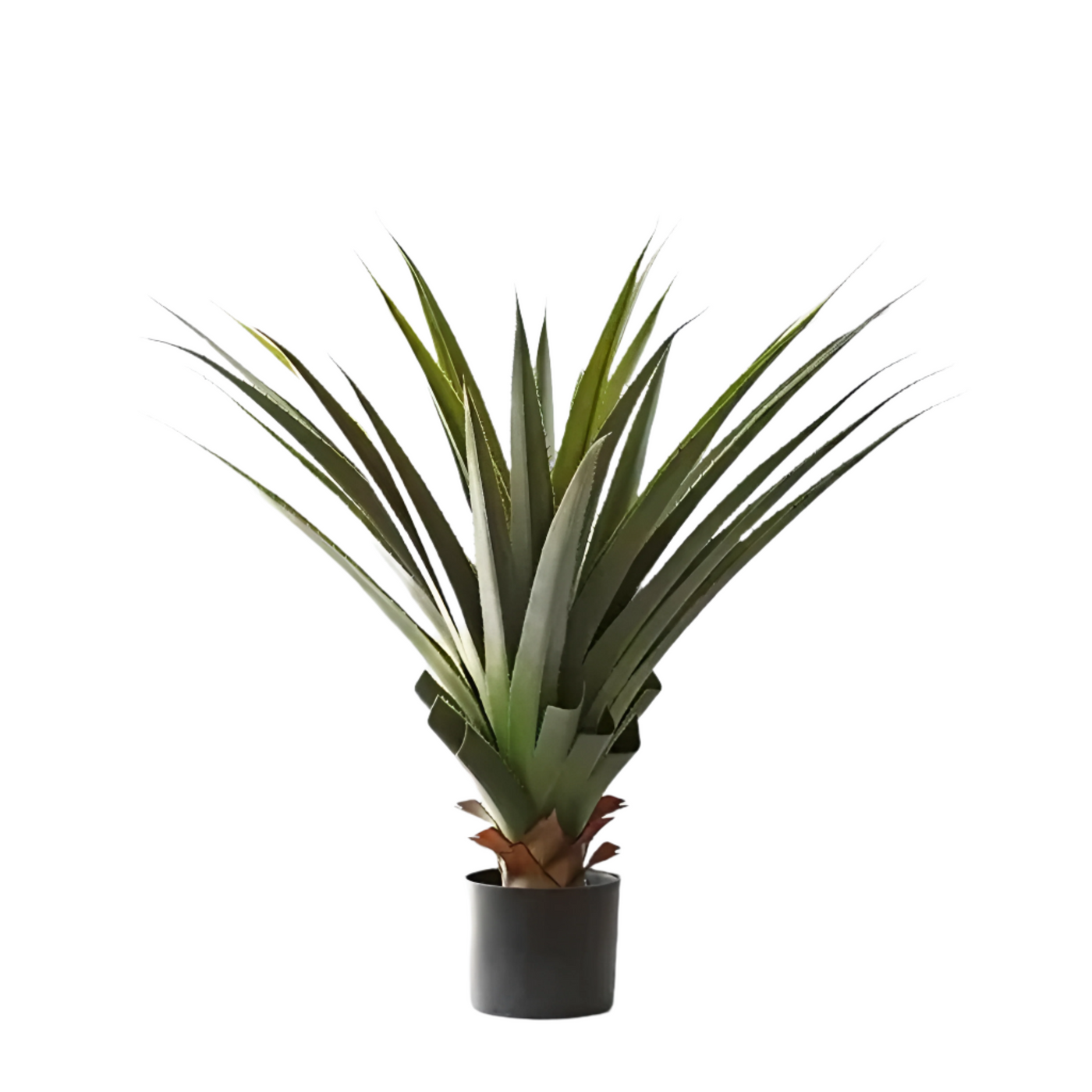 4ft Artificial Agave Plants, Fake Agave Plant in Pot, Large Faux Succulent for Outdoor Front Porch Garden Yard Decor