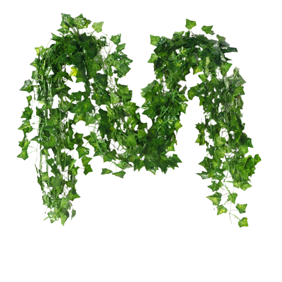 12Pack 84feet Artificial Ivy Greenery Fake Ivy Leaves Garland Hanging Vine Plants Home Party Wall Decor Wedding Decoration Silk Green Vines