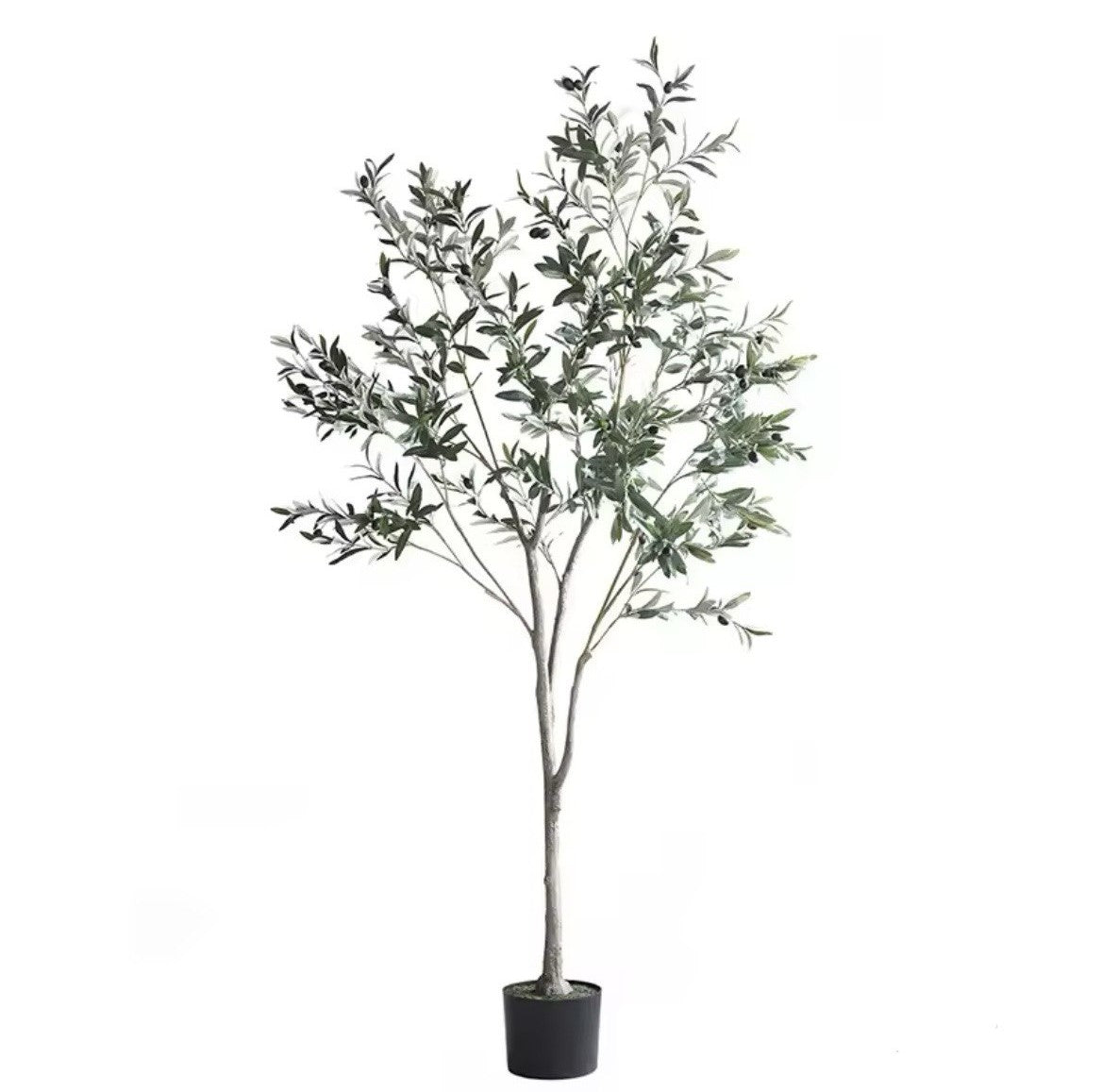 Artificial Olive Tree in Pot, Tall Fake Olive Trees for Indoor Faux Olive Plants for Home Decor