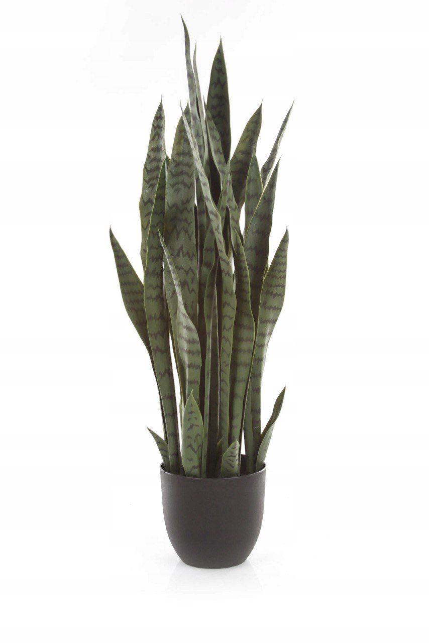 Artificial Snake Plant Fake Sansevieria in Pot Lifelike Faux Plant Mother in Law Tongue Plant Indoor Decoration Home Decor