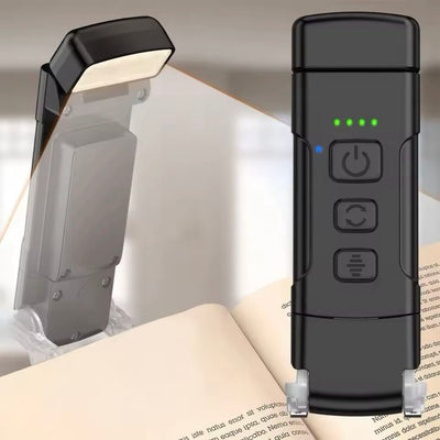 Reading Light, USB Rechargeable Book Light for Reading in Bed, Reading Lamp Clip On Gift for Reading Lovers