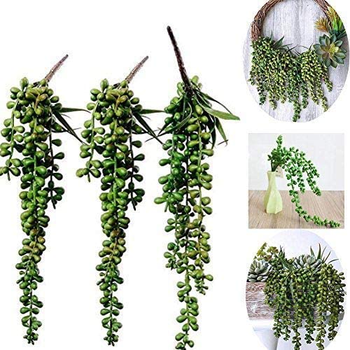 3 Pack Artificial Succulent Plants Hanging String