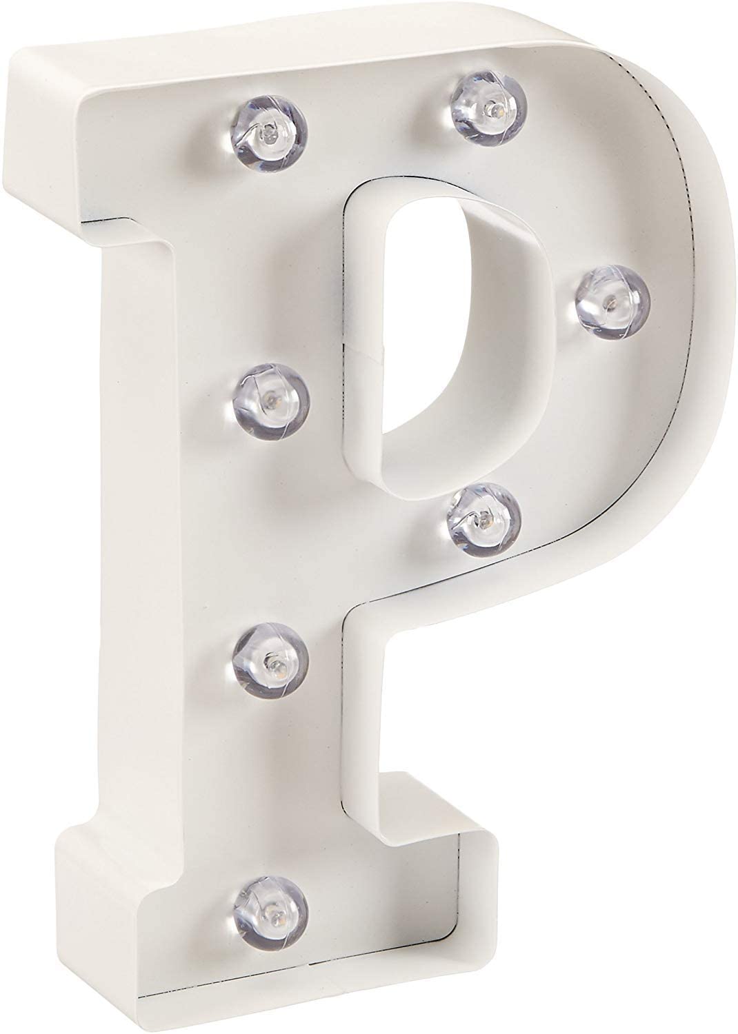 ALPHABET White Metal Marquee Letters 9.90” Tall