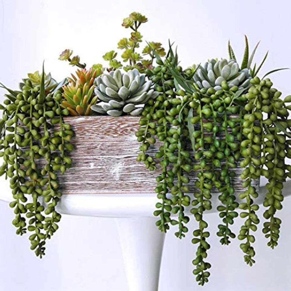 3 Pack Artificial Succulent Plants Hanging String