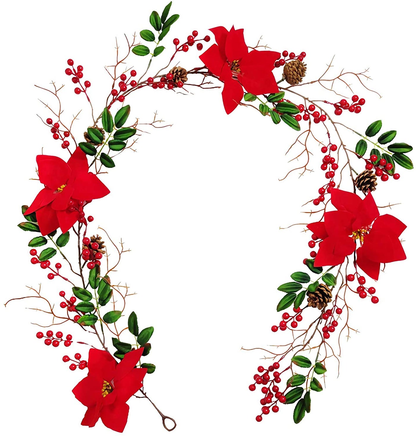 Red Berry Christmas Garland