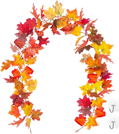 6 Ft Fall Leaves Garland