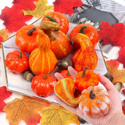 Artificial Pumpkins Set