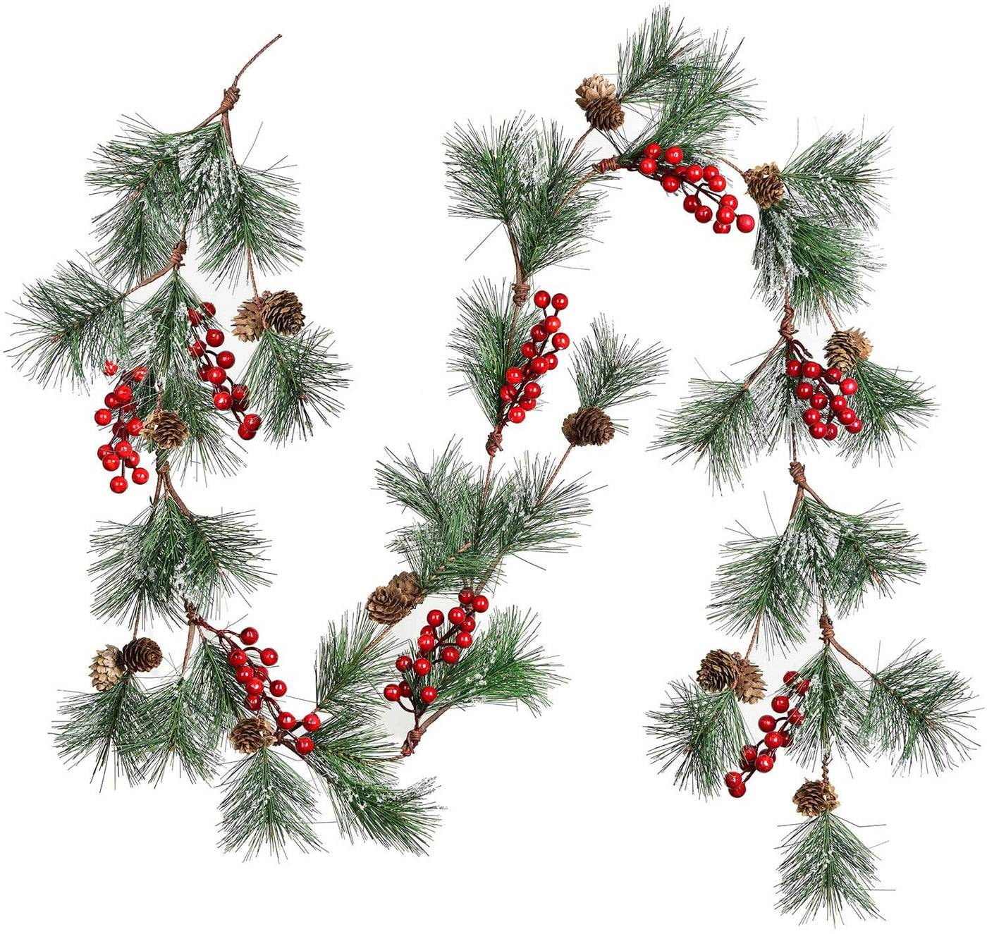 6FT "Berry Christmas" Garland