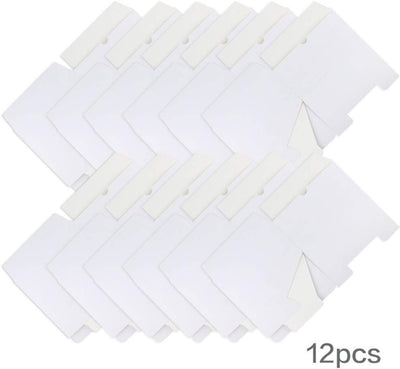 12pcs White Paper Gift Boxes 8x8x4''