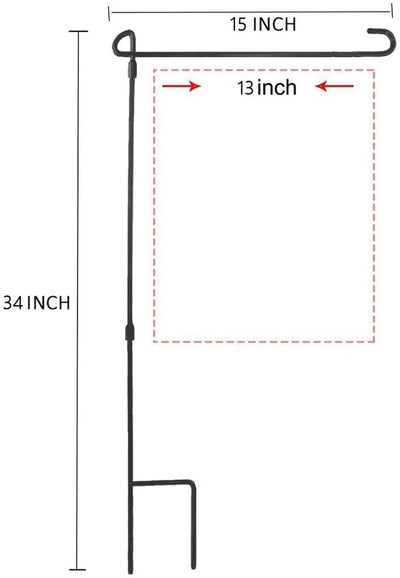 Garden Flag Stand Holder Pole Stopper Anti-Wind Clip USA Season Yard Home Easter Flags Decoration Fixed Storm Flagpoles Metal Flag Stands