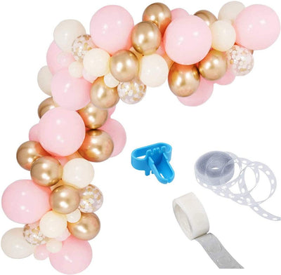 Baby Shower Pink Balloon Arch