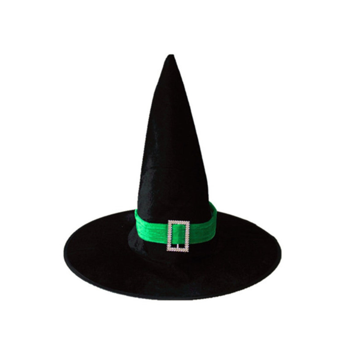 Black Witch Hat Velour Witch Hats Wizard Hat Witches Costume Accessory Halloween Party Accessories for Adult