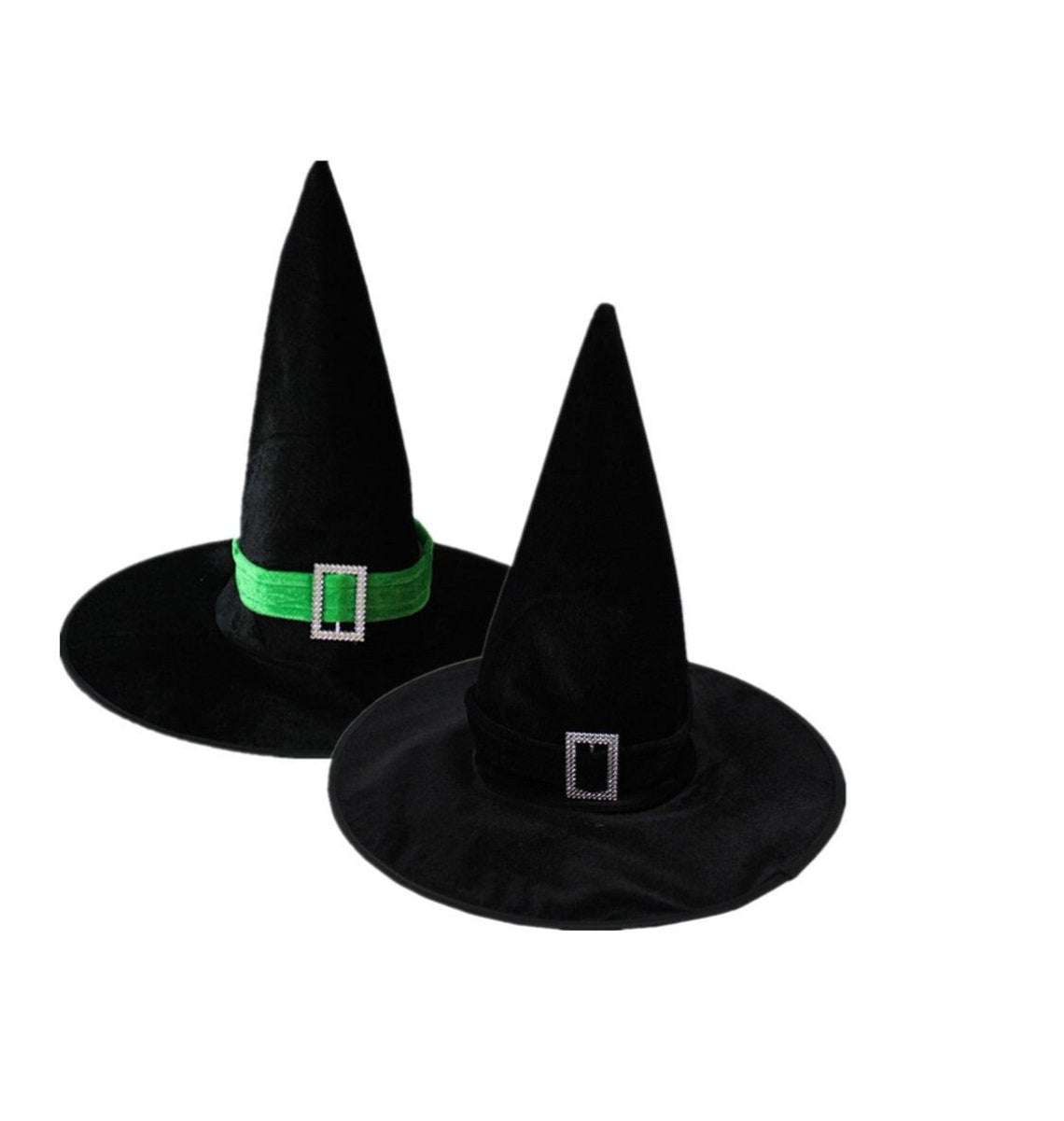 Black Witch Hat Velour Witch Hats Wizard Hat Witches Costume Accessory Halloween Party Accessories for Adult