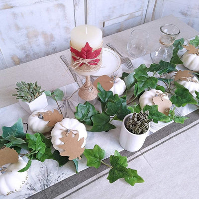6/12 Pcs White Mini Pumpkins Artificial Small Pumpkin Decor Thanksgiving Autumn Harvest Fall Decorations Farmhouse Table Decor Halloween