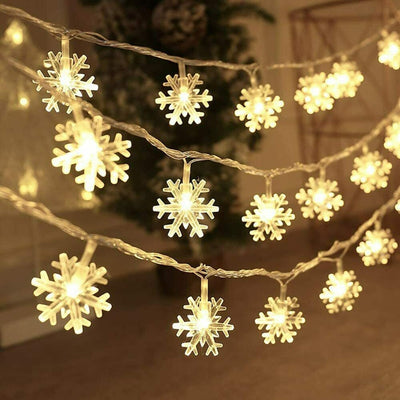 Snowflake String Lights