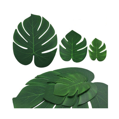 Tropical Palm Leaves Leaf Hawaii Luau Jungle Beach Safari Aloha Summer Birthday Baby Shower Wedding Bridal Party Decoration Table Decor