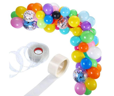 112pcs Rainbow Balloon Garland Kit Multicolor Colorful Balloon Arch Kids Birthday Party Decorations Baby Shower Carnival Circus Fiesta