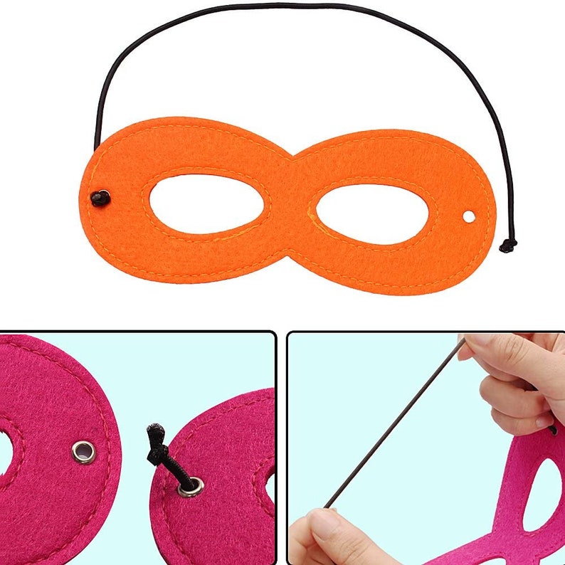 25Pcs Superhero Masks Colored for Kids Party Cosplay Dress Up Superhero Eye Masks for Christmas Birthday Party Halloween