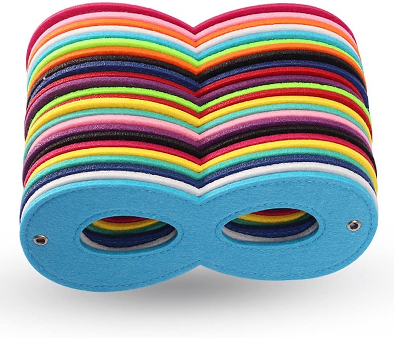 25Pcs Superhero Masks Colored for Kids Party Cosplay Dress Up Superhero Eye Masks for Christmas Birthday Party Halloween