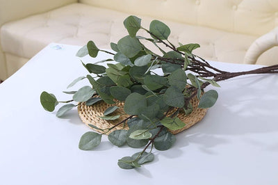 3pcs Artificial Eucalyptus Leaves Stems