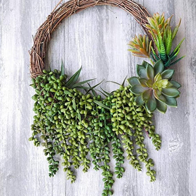 3 Pack Artificial Succulent Plants Hanging String