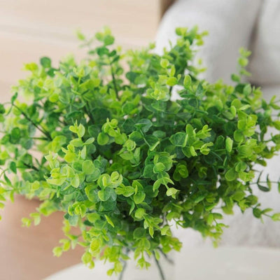 Faux Boxwood Shrubs 8 Pack Artificial Plants Flowers Lifelike Fake Greenery Foliage Garden Patio Yard Wedding Office Farmhouse Decoration