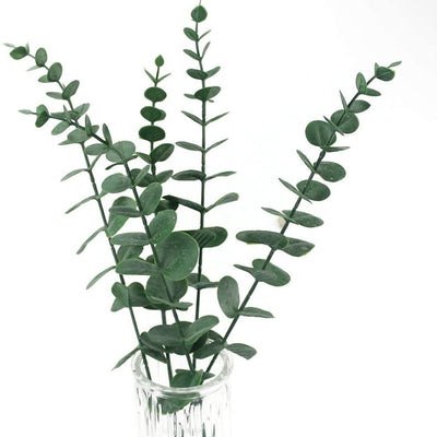 10/15/20PCS Artificial Eucalyptus Stems Real Touch Fake Eucalyptus Branches Faux Greenery Eucalyptus Leaves Decor Wedding Bouquet Centerpiece Home