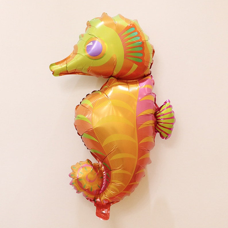 Large Foil Animal Fish Balloons Marine Party Decorations Under The Sea Party Supplies Ocean Theme Mermaid Birthday Decor Fish Mylar Balloon