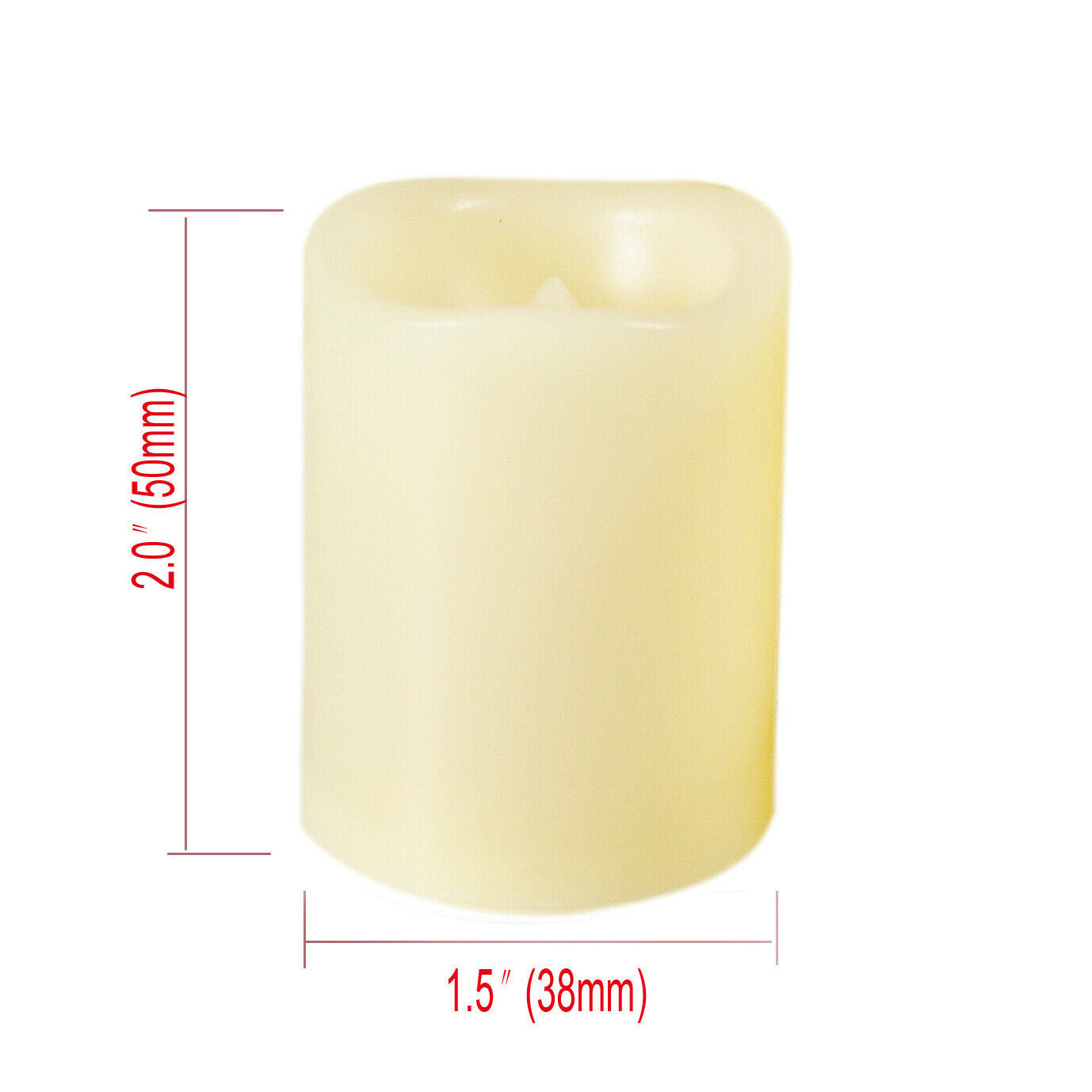 6PCS Flameless  LED Tea lights